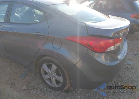 2013 Hyundai Elantra Gls from USA, damaged, VIN 5NPDH4AE9DH245027